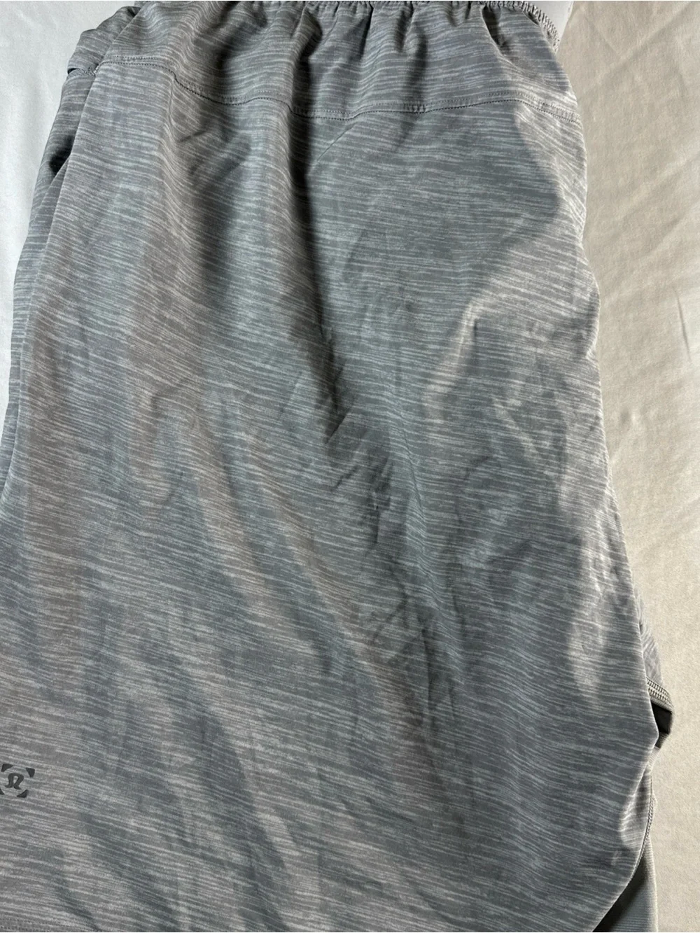 lululemon athletica Men's Heather Gray Athletic Shorts